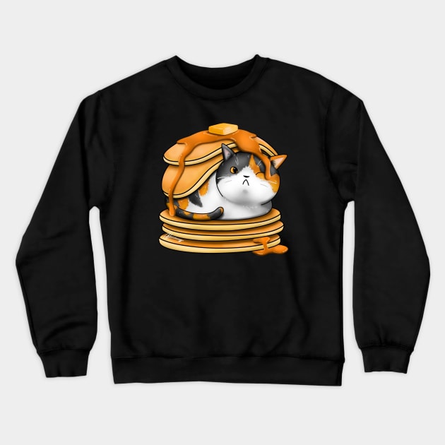 Kitty Pancakes Crewneck Sweatshirt by Akiraj